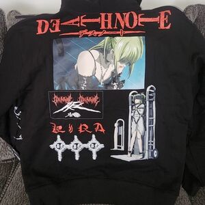 Death Note Civil Regime Misa Oversized Hoodie Size L Brand New with Tags
